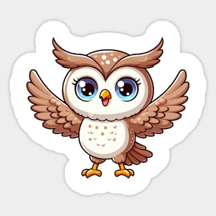 Cute Owl Sticker